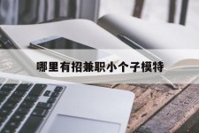 阳江哪里有招兼职小个子模特(哪里有招兼职小个子模特的)